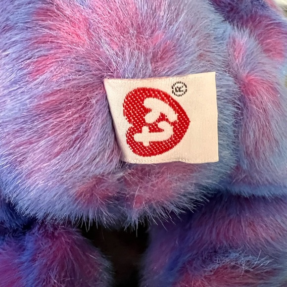 Ty Classic 1999 Purplebeary Teddy Bear approximately 14" Plush with Ty Tags - Picture 5 of 8